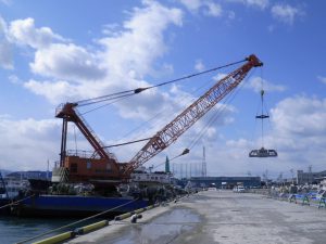塩飽地区増殖場造成工事写真