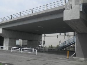 (防災・安全社会資本整備交付金）県道丸亀詫間豊浜線（塩屋天神陸橋）道路整備工事（第3工区）写真