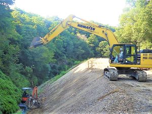 令和2年度林道琴南財田3-1号線開設工事写真